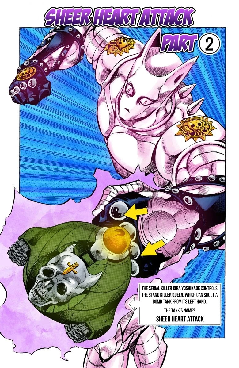 JoJo's Bizarre Adventure Part 4 - Diamond is Unbreakable (Official Colored) Chapter 90 page 2 - Chapter 90: Sheer Heart Attack - Part 2