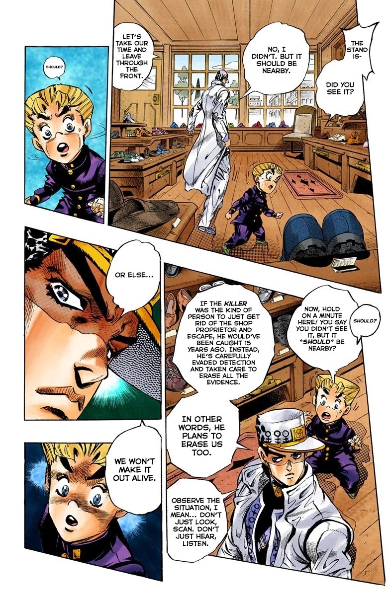 JoJo's Bizarre Adventure Part 4 - Diamond is Unbreakable (Official Colored) Chapter 90 page 9 - Chapter 90: Sheer Heart Attack - Part 2