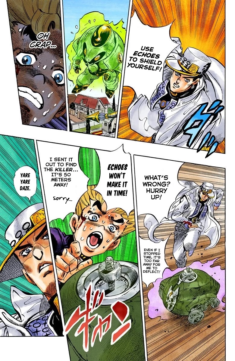 JoJo's Bizarre Adventure Part 4 - Diamond is Unbreakable (Official Colored) Chapter 91 page 20 - Chapter 91: Sheer Heart Attack - Part 3