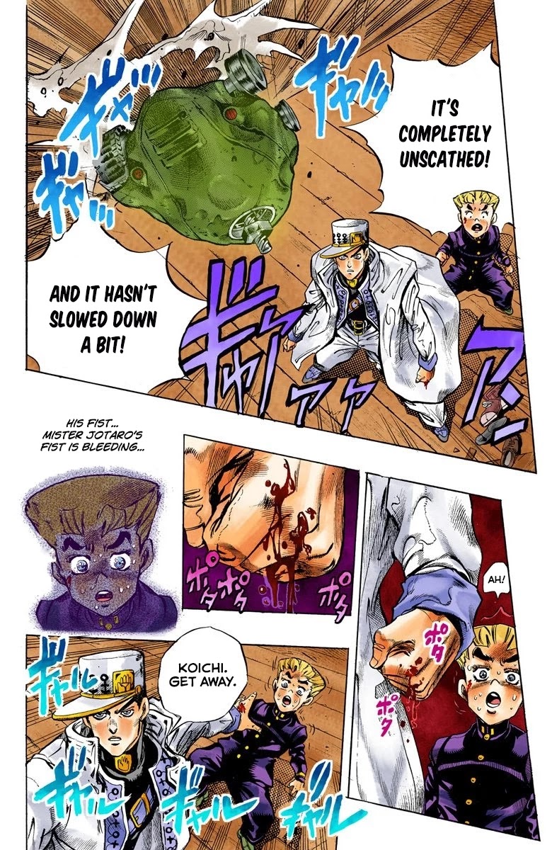 JoJo's Bizarre Adventure Part 4 - Diamond is Unbreakable (Official Colored) Chapter 91 page 7 - Chapter 91: Sheer Heart Attack - Part 3