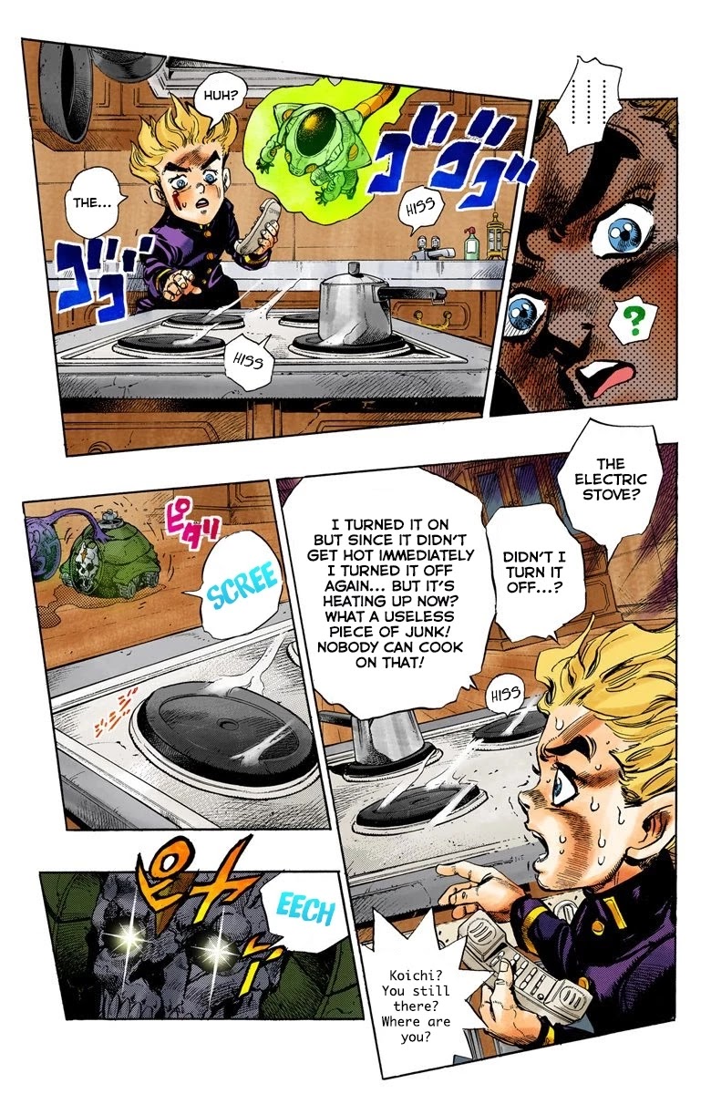 JoJo's Bizarre Adventure Part 4 - Diamond is Unbreakable (Official Colored) Chapter 93 page 10 - Chapter 93: Sheer Heart Attack - Part 5