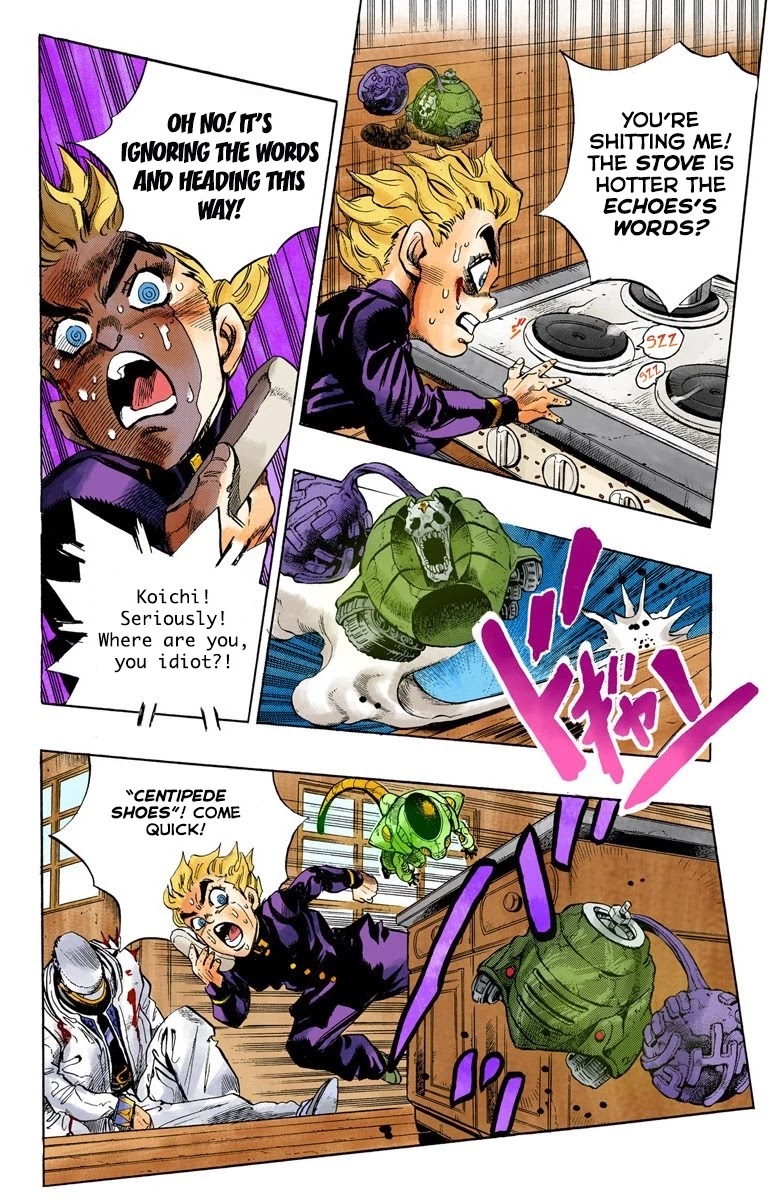 JoJo's Bizarre Adventure Part 4 - Diamond is Unbreakable (Official Colored) Chapter 93 page 11 - Chapter 93: Sheer Heart Attack - Part 5