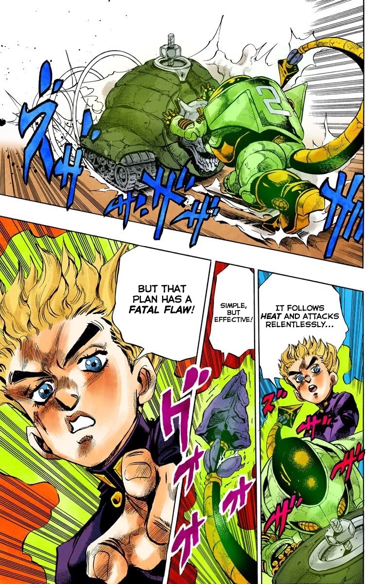JoJo's Bizarre Adventure Part 4 - Diamond is Unbreakable (Official Colored) Chapter 93 page 4 - Chapter 93: Sheer Heart Attack - Part 5