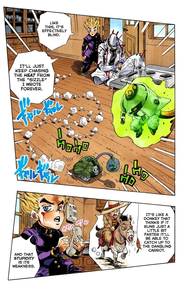 JoJo's Bizarre Adventure Part 4 - Diamond is Unbreakable (Official Colored) Chapter 93 page 8 - Chapter 93: Sheer Heart Attack - Part 5