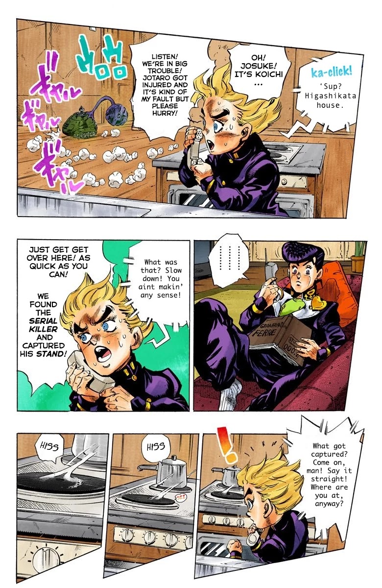 JoJo's Bizarre Adventure Part 4 - Diamond is Unbreakable (Official Colored) Chapter 93 page 9 - Chapter 93: Sheer Heart Attack - Part 5