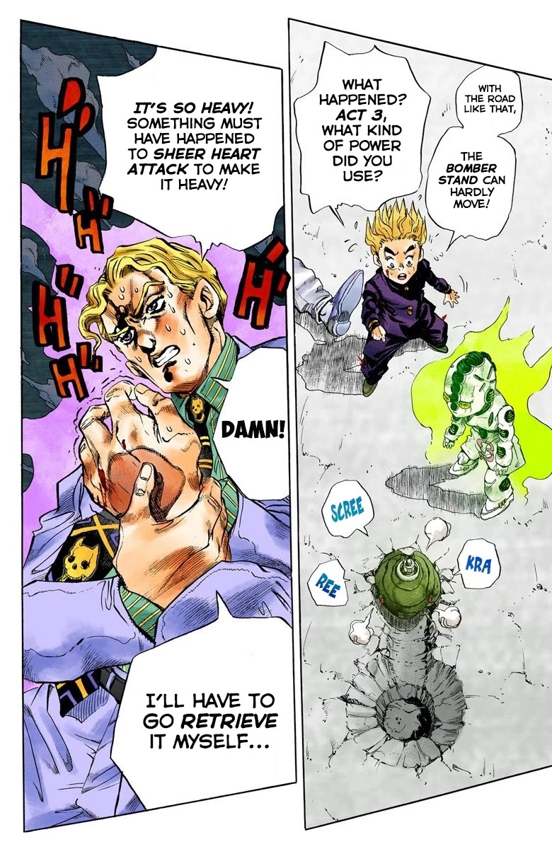 JoJo's Bizarre Adventure Part 4 - Diamond is Unbreakable (Official Colored) Chapter 94 page 18 - Chapter 94: Sheer Heart Attack - Part 6