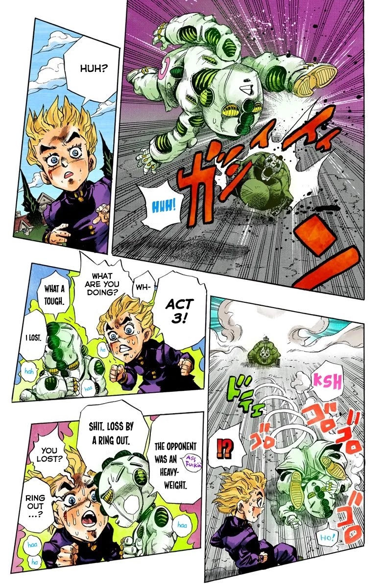 JoJo's Bizarre Adventure Part 4 - Diamond is Unbreakable (Official Colored) Chapter 94 page 9 - Chapter 94: Sheer Heart Attack - Part 6