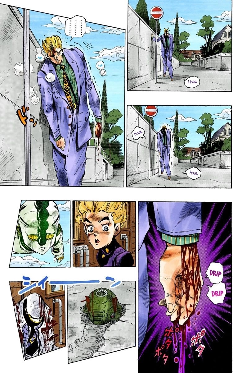 JoJo's Bizarre Adventure Part 4 - Diamond is Unbreakable (Official Colored) Chapter 95 page 15 - Chapter 95: Sheer Heart Attack - Part 7