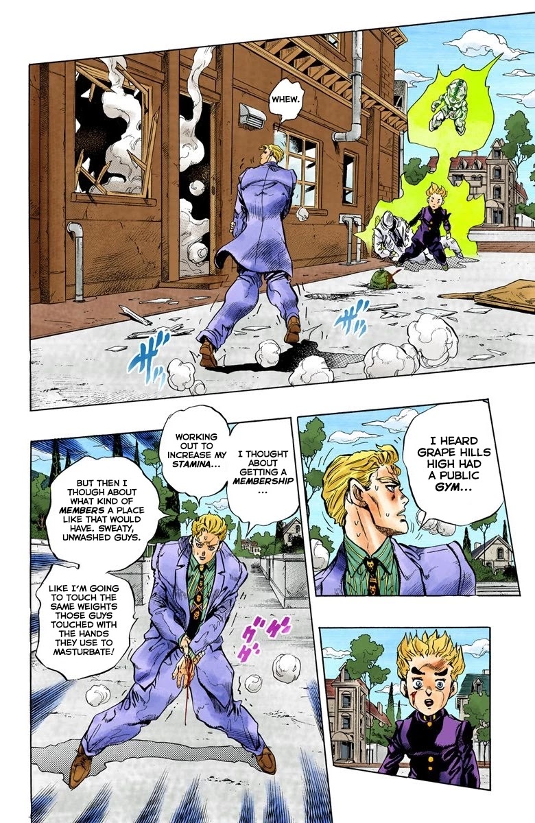 JoJo's Bizarre Adventure Part 4 - Diamond is Unbreakable (Official Colored) Chapter 95 page 16 - Chapter 95: Sheer Heart Attack - Part 7