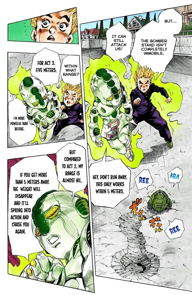 JoJo's Bizarre Adventure Part 4 - Diamond is Unbreakable (Official Colored) Chapter 95 page 4 - Chapter 95: Sheer Heart Attack - Part 7