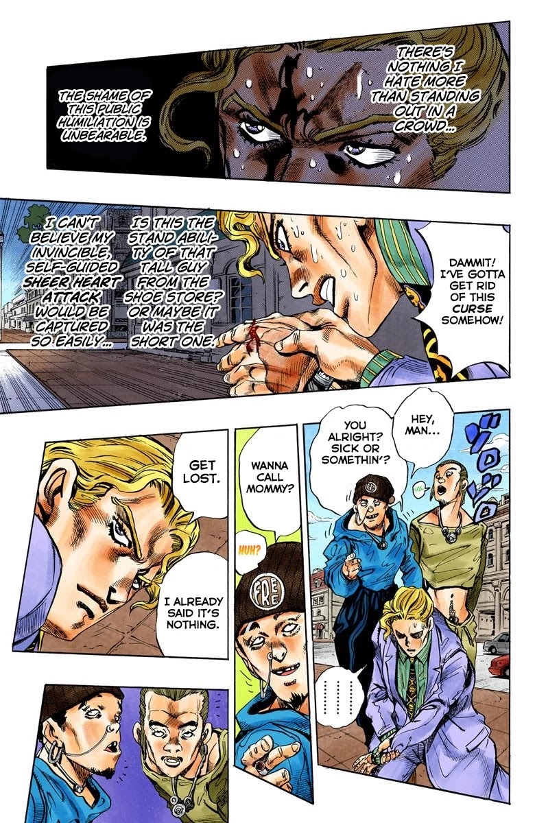 JoJo's Bizarre Adventure Part 4 - Diamond is Unbreakable (Official Colored) Chapter 95 page 7 - Chapter 95: Sheer Heart Attack - Part 7