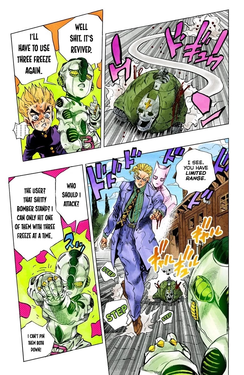 JoJo's Bizarre Adventure Part 4 - Diamond is Unbreakable (Official Colored) Chapter 96 page 9 - Chapter 96: Sheer Heart Attack - Part 8