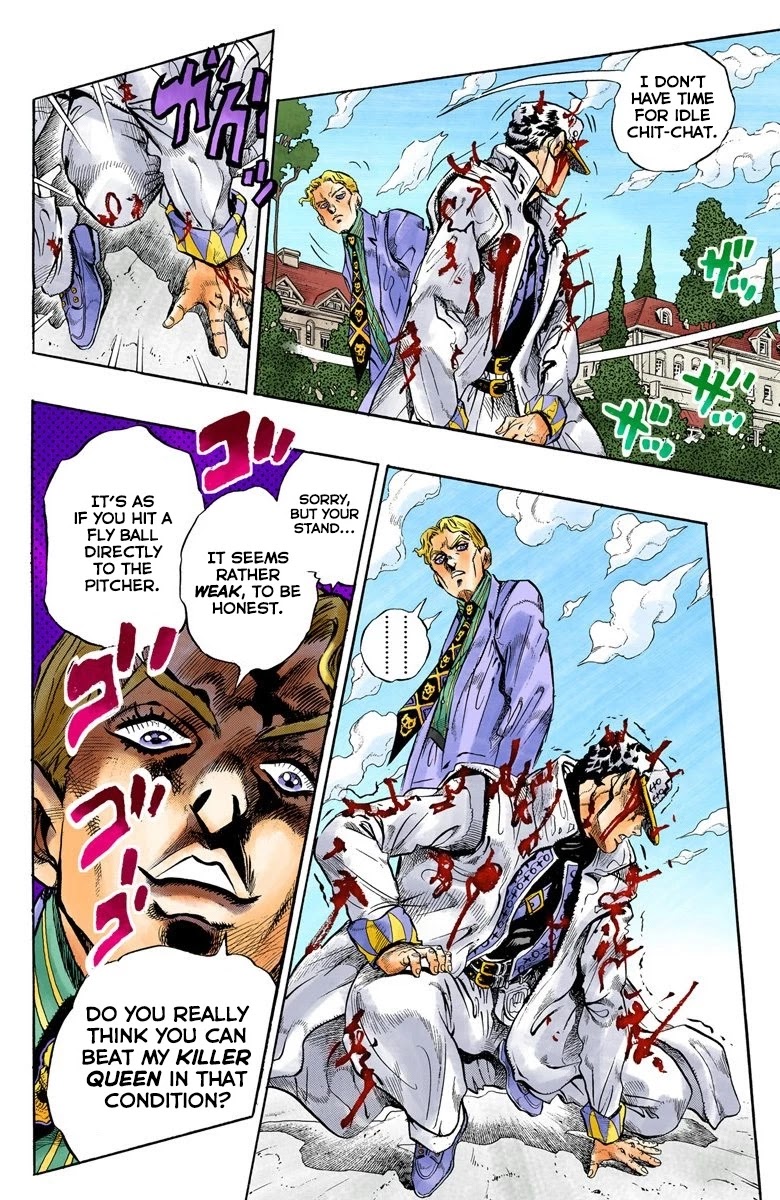 JoJo's Bizarre Adventure Part 4 - Diamond is Unbreakable (Official Colored) Chapter 97 page 12 - Chapter 97: Sheer Heart Attack - Part 9