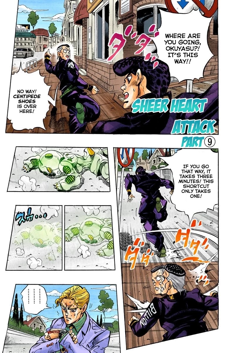 JoJo's Bizarre Adventure Part 4 - Diamond is Unbreakable (Official Colored) Chapter 97 page 2 - Chapter 97: Sheer Heart Attack - Part 9
