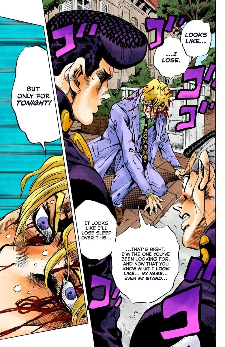 JoJo's Bizarre Adventure Part 4 - Diamond is Unbreakable (Official Colored) Chapter 98 page 12 - Chapter 98: Sheer Heart Attack - Part 10