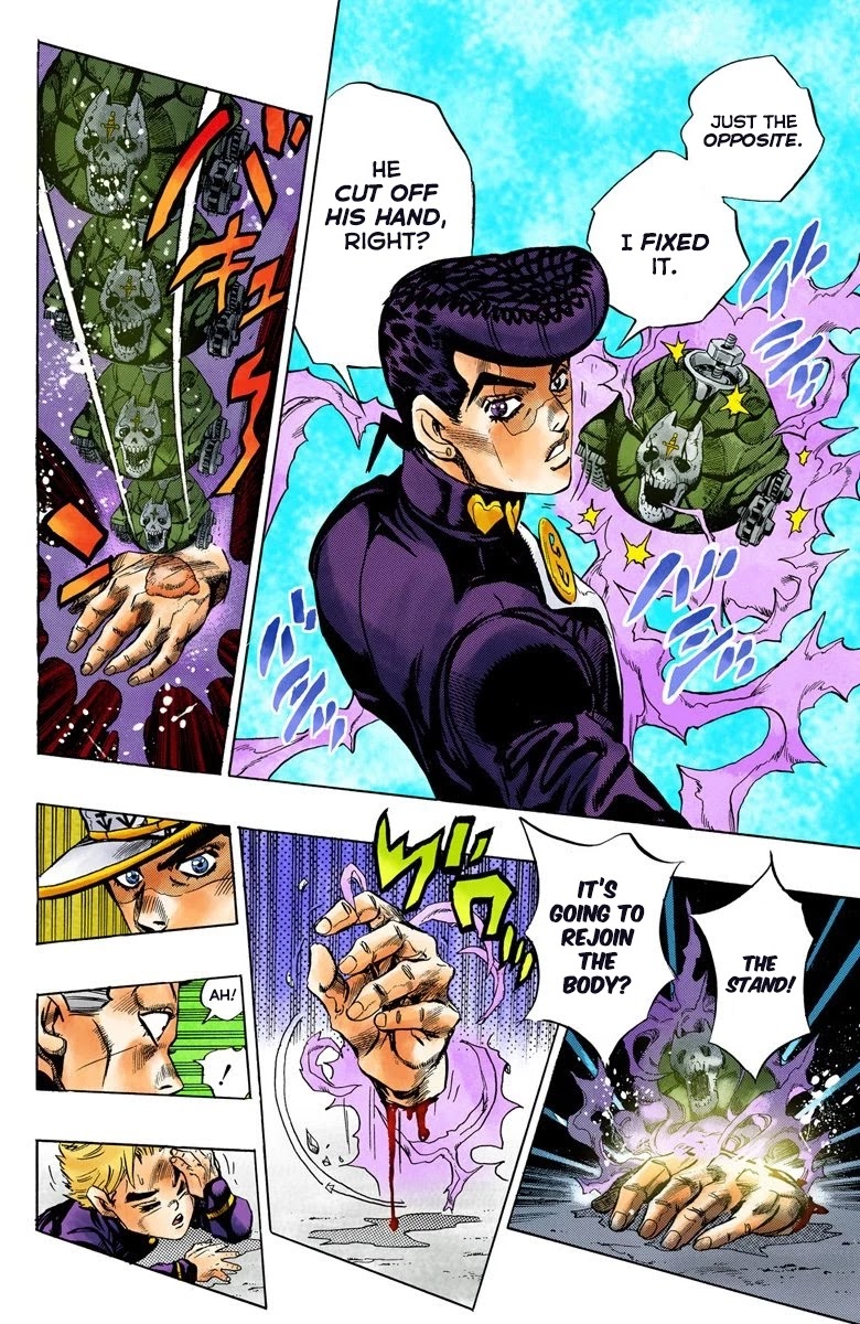 JoJo's Bizarre Adventure Part 4 - Diamond is Unbreakable (Official Colored) Chapter 98 page 19 - Chapter 98: Sheer Heart Attack - Part 10