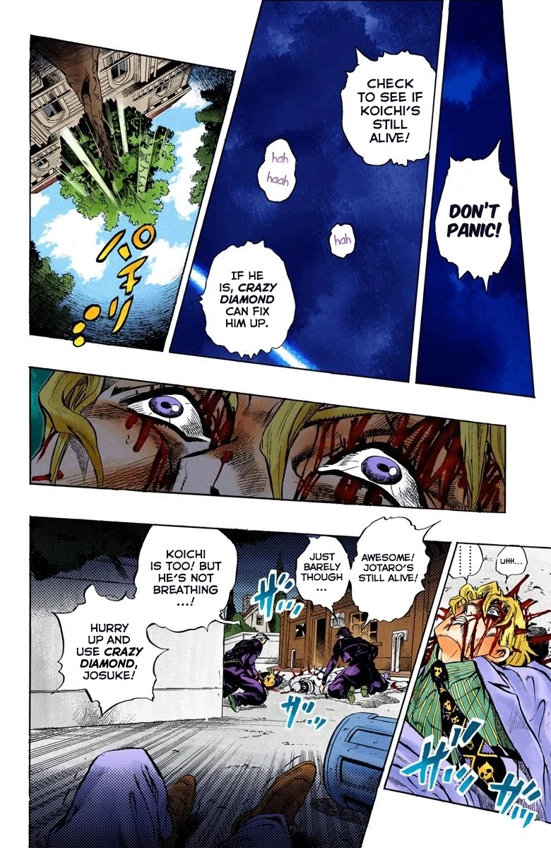JoJo's Bizarre Adventure Part 4 - Diamond is Unbreakable (Official Colored) Chapter 98 page 3 - Chapter 98: Sheer Heart Attack - Part 10