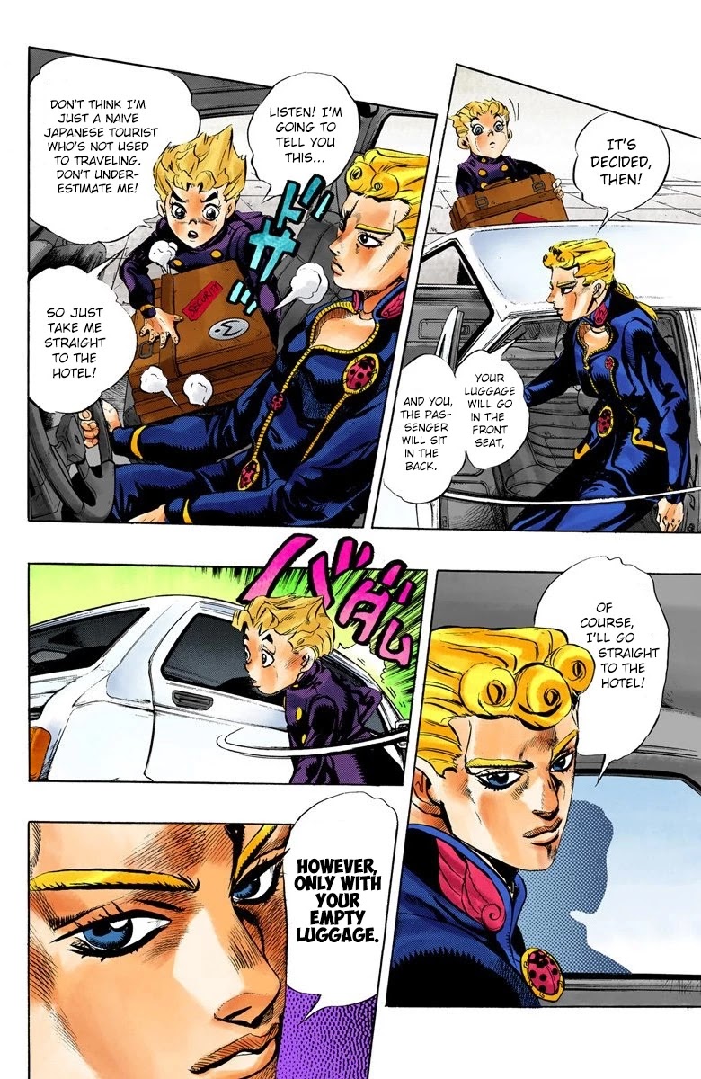JoJo's Bizarre Adventure Part 5 - Vento Aureo (Official Colored) Chapter 1 page 13 - Chapter 1: Gold Experience Part 1
