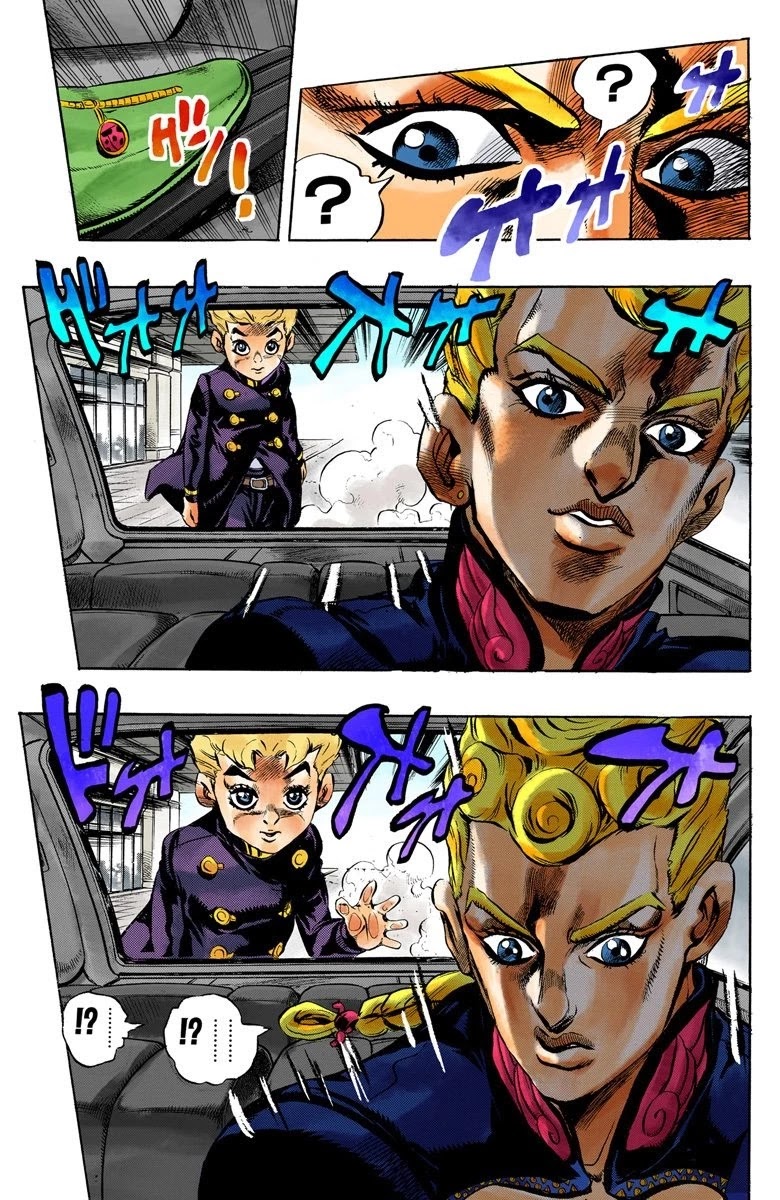 JoJo's Bizarre Adventure Part 5 - Vento Aureo (Official Colored) Chapter 1 page 16 - Chapter 1: Gold Experience Part 1