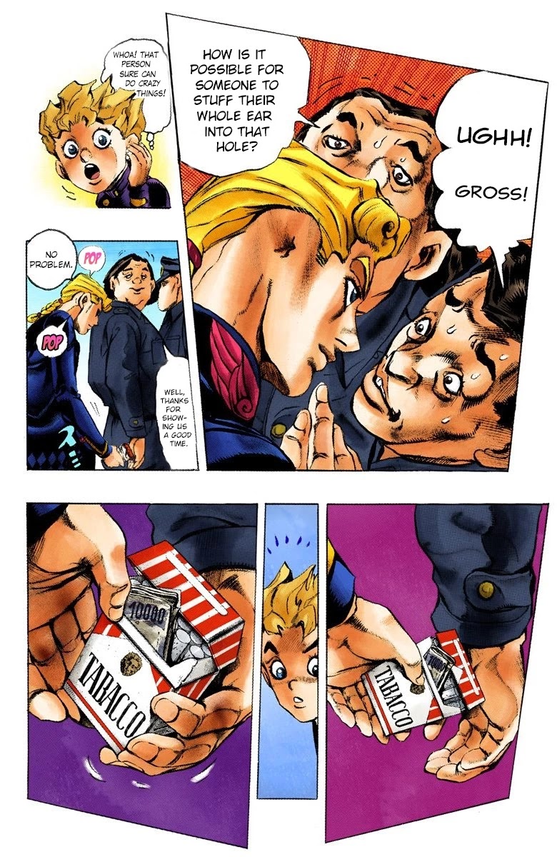JoJo's Bizarre Adventure Part 5 - Vento Aureo (Official Colored) Chapter 1 page 9 - Chapter 1: Gold Experience Part 1