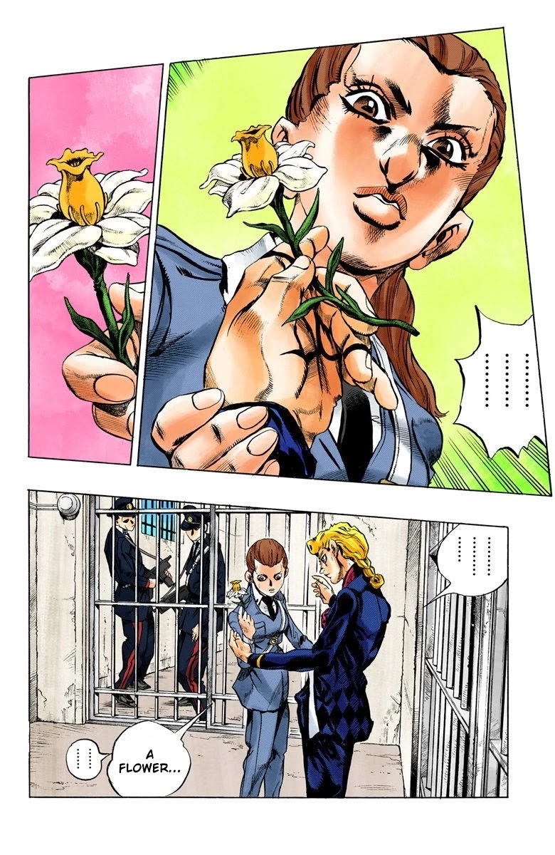 JoJo's Bizarre Adventure Part 5 - Vento Aureo (Official Colored) Chapter 10 page 19 - Chapter 10: Meet the Gangster Behind the Wall Part 2