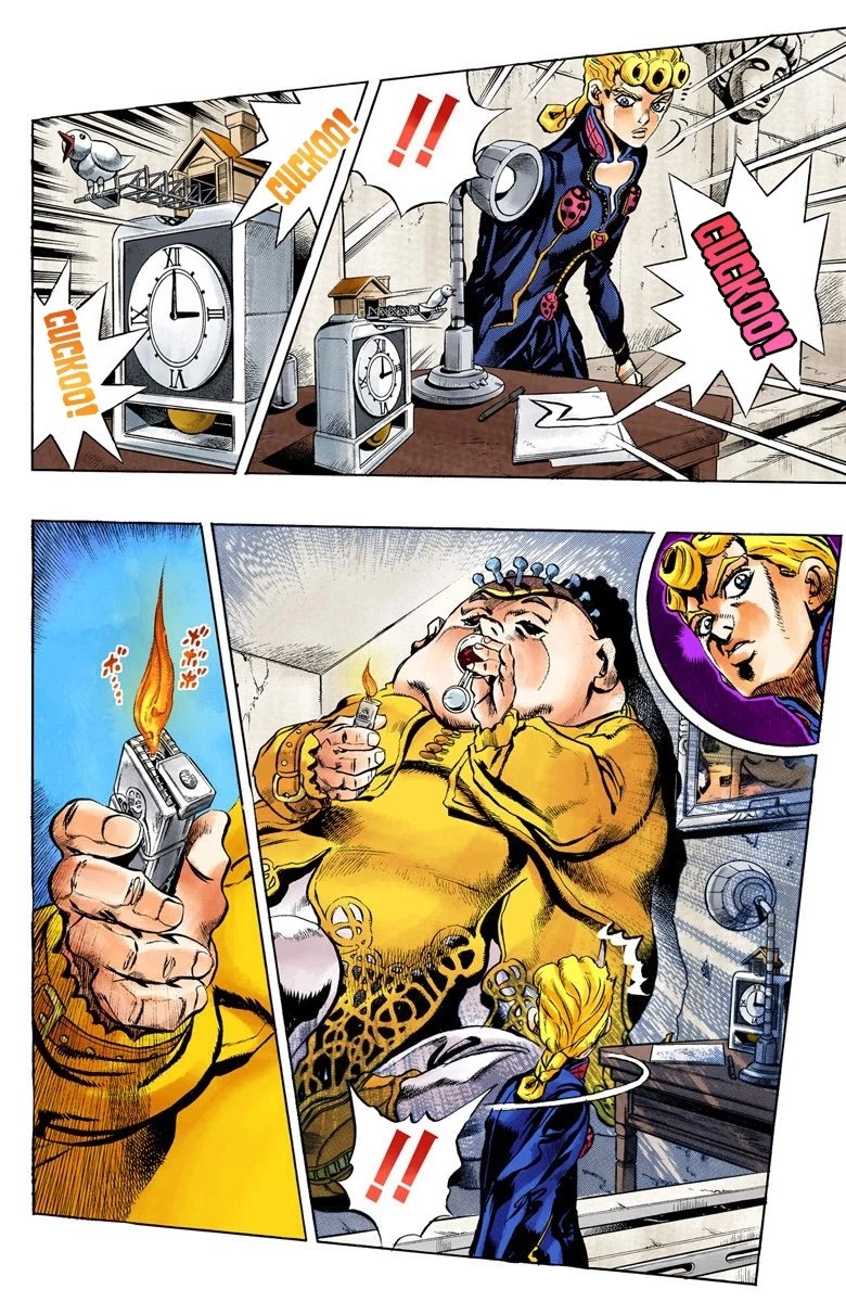 JoJo's Bizarre Adventure Part 5 - Vento Aureo (Official Colored) Chapter 10 page 3 - Chapter 10: Meet the Gangster Behind the Wall Part 2