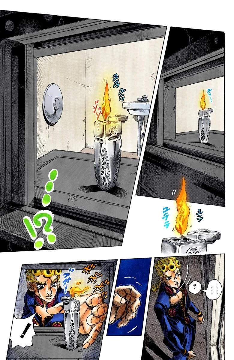 JoJo's Bizarre Adventure Part 5 - Vento Aureo (Official Colored) Chapter 10 page 8 - Chapter 10: Meet the Gangster Behind the Wall Part 2