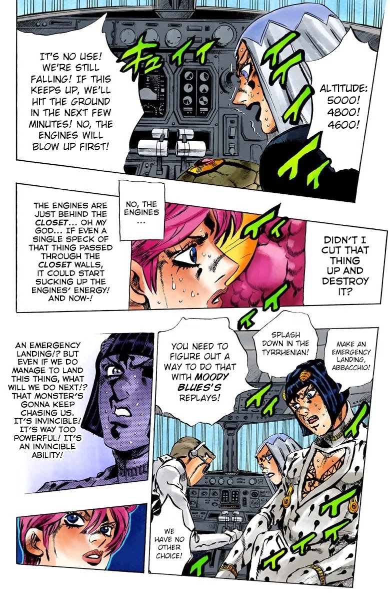 JoJo's Bizarre Adventure Part 5 - Vento Aureo (Official Colored) Chapter 100 page 10 - Chapter 100: Spice Girl Part 1