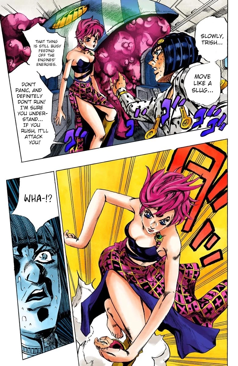 JoJo's Bizarre Adventure Part 5 - Vento Aureo (Official Colored) Chapter 100 page 11 - Chapter 100: Spice Girl Part 1