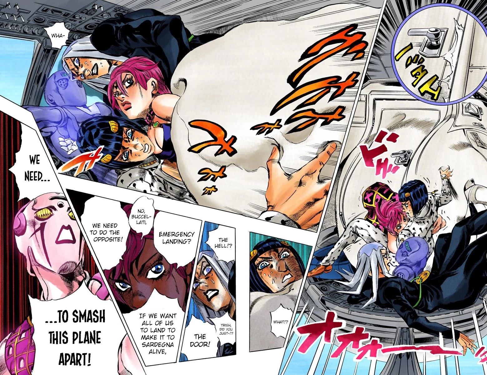 JoJo's Bizarre Adventure Part 5 - Vento Aureo (Official Colored) Chapter 100 page 14 - Chapter 100: Spice Girl Part 1