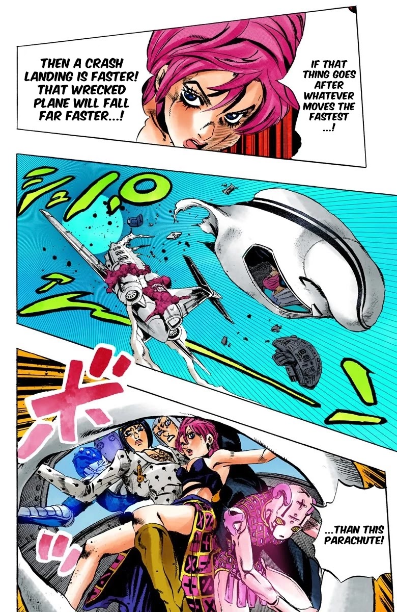 JoJo's Bizarre Adventure Part 5 - Vento Aureo (Official Colored) Chapter 100 page 16 - Chapter 100: Spice Girl Part 1