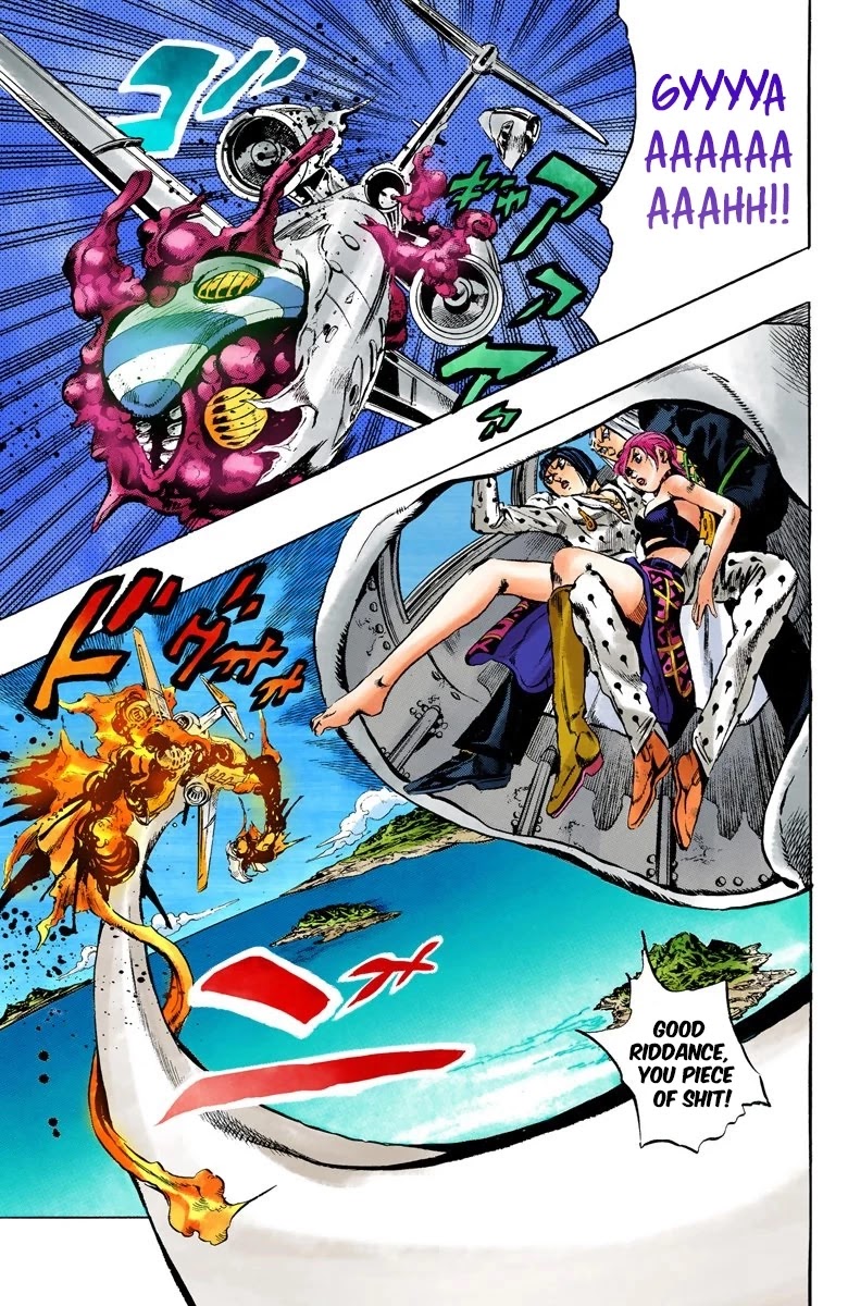 JoJo's Bizarre Adventure Part 5 - Vento Aureo (Official Colored) Chapter 100 page 17 - Chapter 100: Spice Girl Part 1