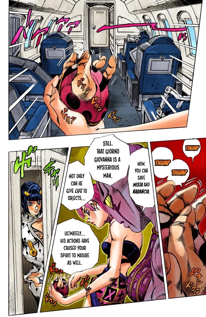 JoJo's Bizarre Adventure Part 5 - Vento Aureo (Official Colored) Chapter 100 page 5 - Chapter 100: Spice Girl Part 1