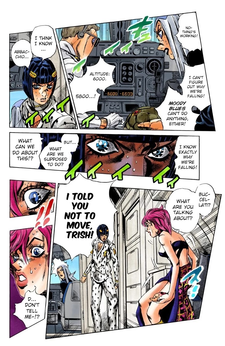 JoJo's Bizarre Adventure Part 5 - Vento Aureo (Official Colored) Chapter 100 page 7 - Chapter 100: Spice Girl Part 1