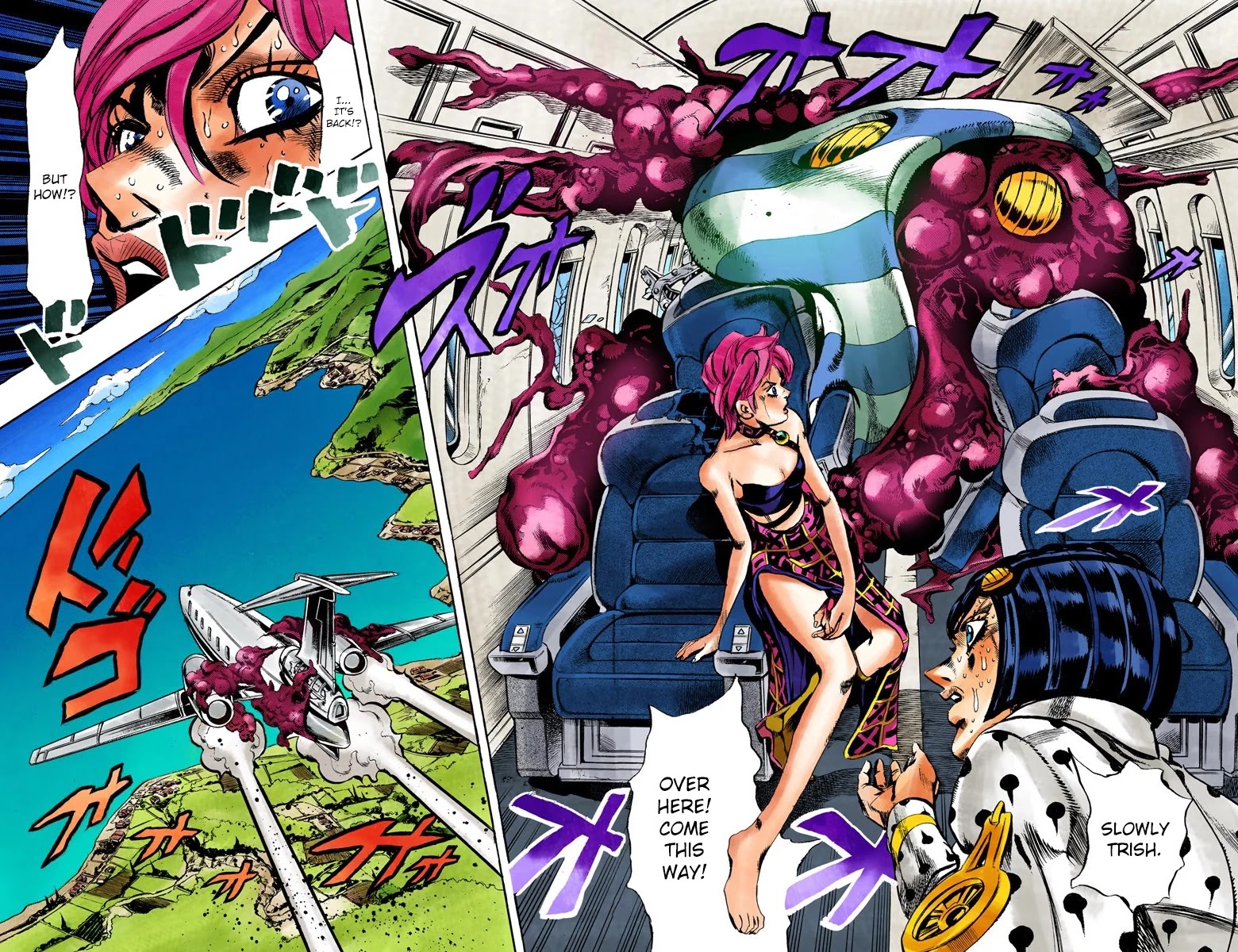 JoJo's Bizarre Adventure Part 5 - Vento Aureo (Official Colored) Chapter 100 page 9 - Chapter 100: Spice Girl Part 1