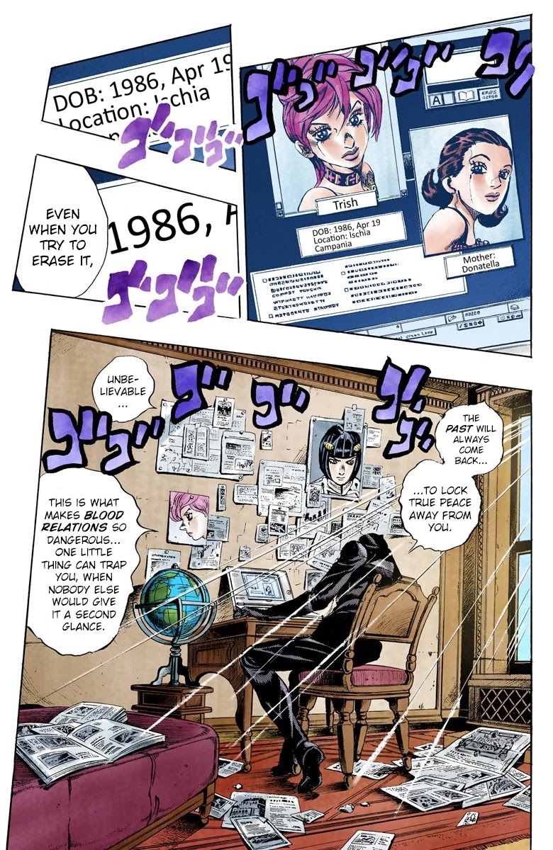 JoJo's Bizarre Adventure Part 5 - Vento Aureo (Official Colored) Chapter 101 page 12 - Chapter 101: Spice Girl Part 2
