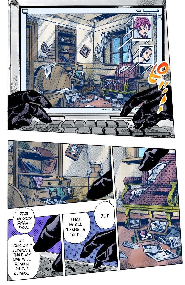JoJo's Bizarre Adventure Part 5 - Vento Aureo (Official Colored) Chapter 101 page 13 - Chapter 101: Spice Girl Part 2