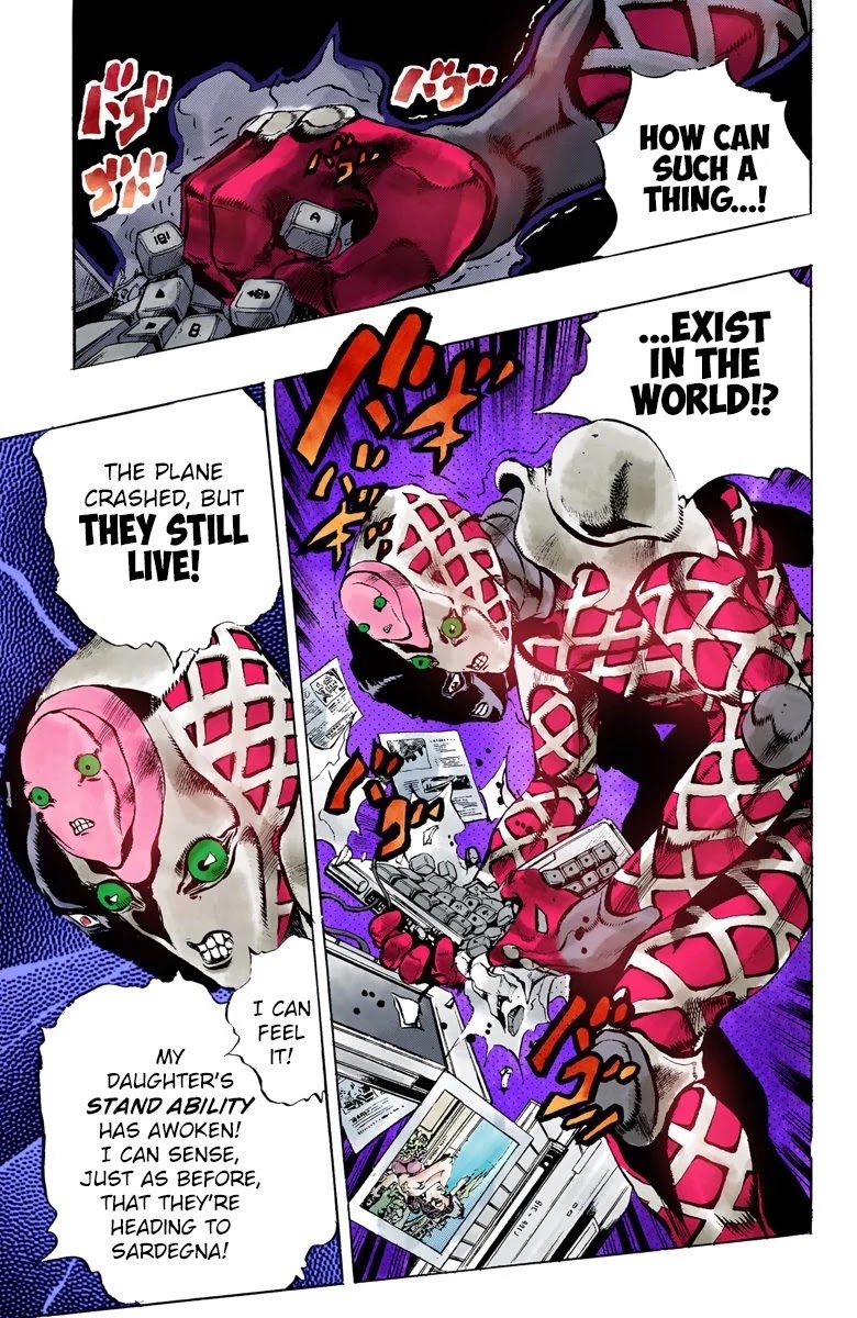 JoJo's Bizarre Adventure Part 5 - Vento Aureo (Official Colored) Chapter 101 page 16 - Chapter 101: Spice Girl Part 2