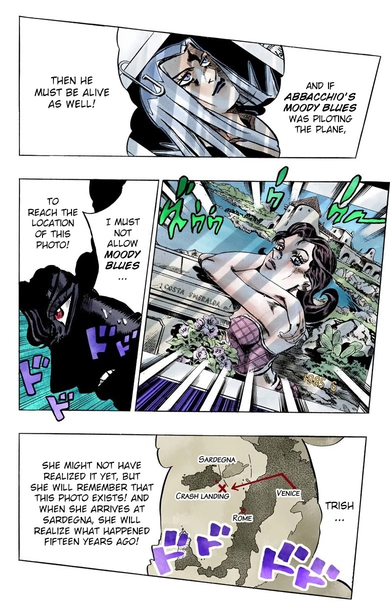 JoJo's Bizarre Adventure Part 5 - Vento Aureo (Official Colored) Chapter 101 page 17 - Chapter 101: Spice Girl Part 2