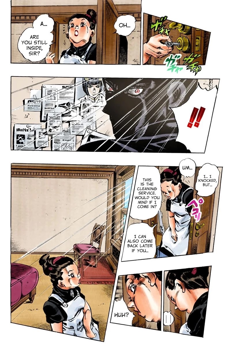 JoJo's Bizarre Adventure Part 5 - Vento Aureo (Official Colored) Chapter 101 page 19 - Chapter 101: Spice Girl Part 2