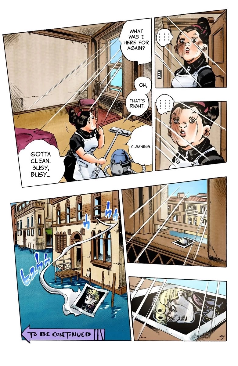 JoJo's Bizarre Adventure Part 5 - Vento Aureo (Official Colored) Chapter 101 page 20 - Chapter 101: Spice Girl Part 2