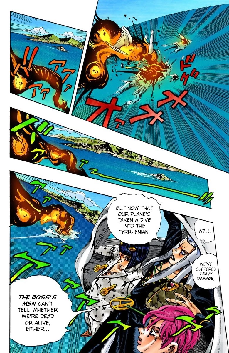 JoJo's Bizarre Adventure Part 5 - Vento Aureo (Official Colored) Chapter 101 page 3 - Chapter 101: Spice Girl Part 2