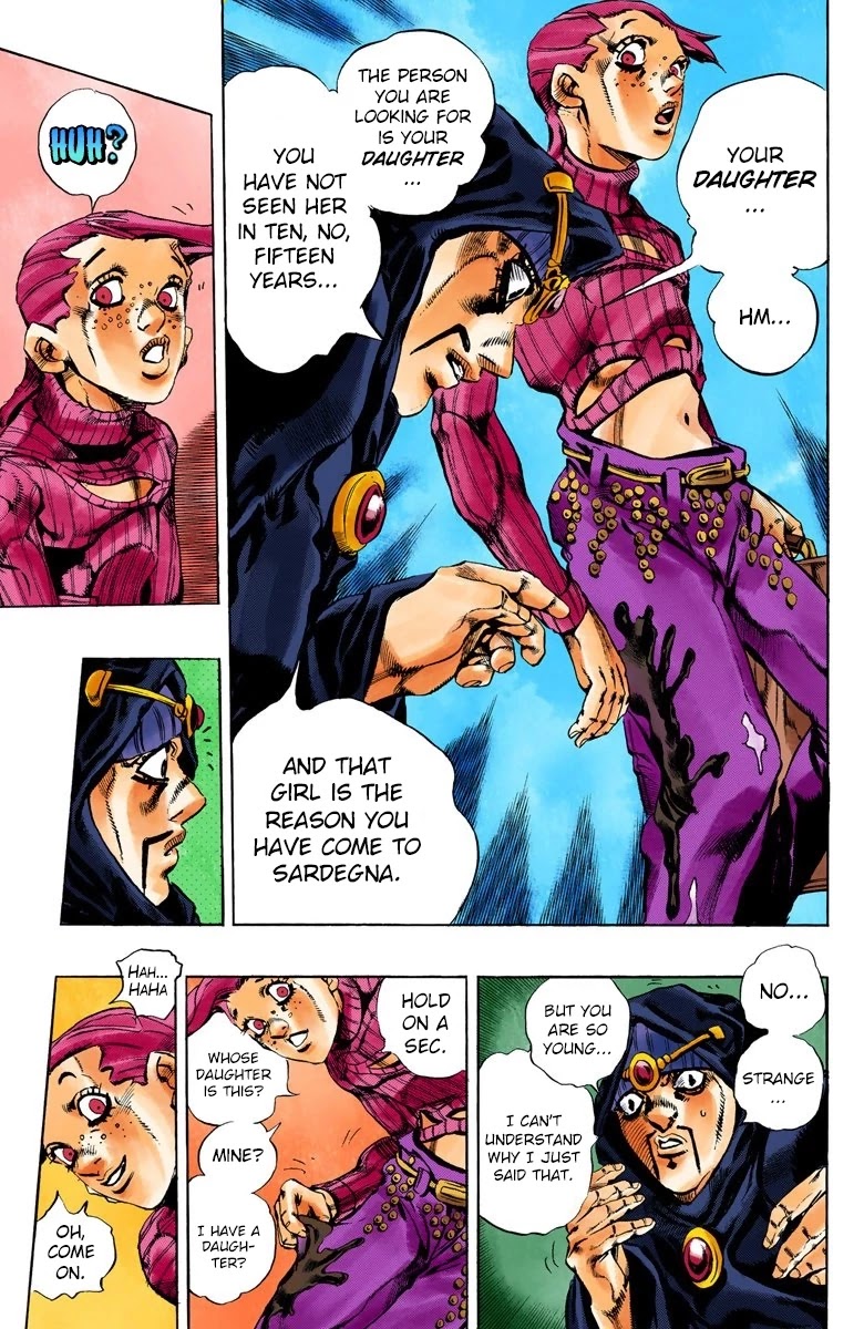 JoJo's Bizarre Adventure Part 5 - Vento Aureo (Official Colored) Chapter 102 page 10 - Chapter 102: The Island of Sardegna - Storm Warning!