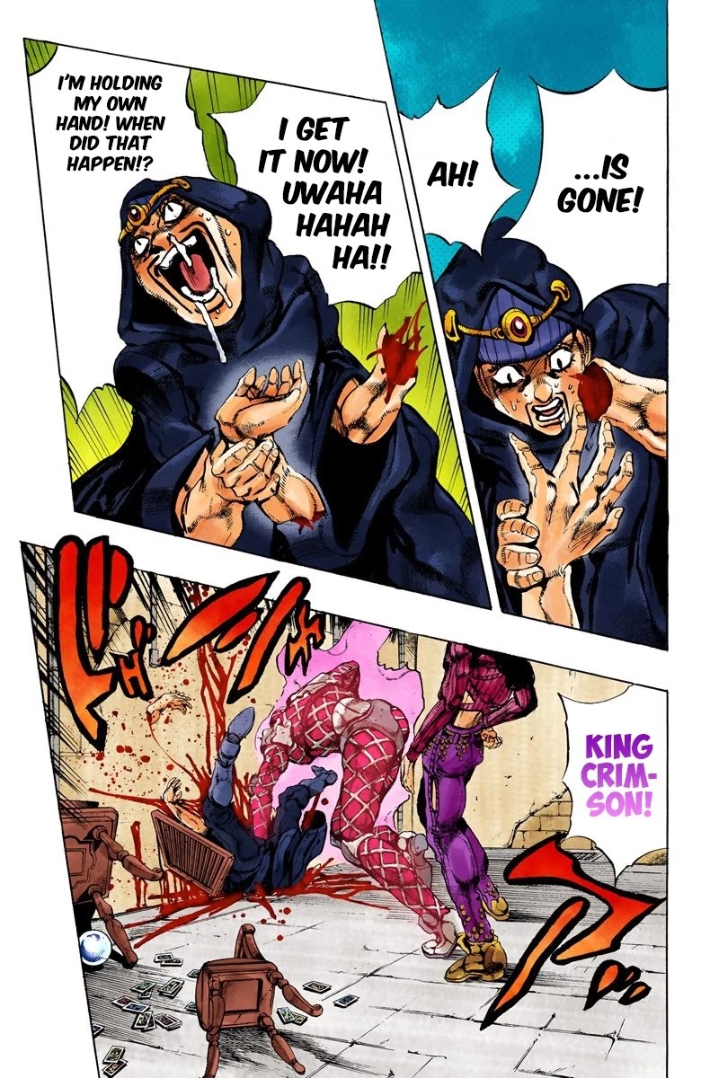 JoJo's Bizarre Adventure Part 5 - Vento Aureo (Official Colored) Chapter 102 page 18 - Chapter 102: The Island of Sardegna - Storm Warning!