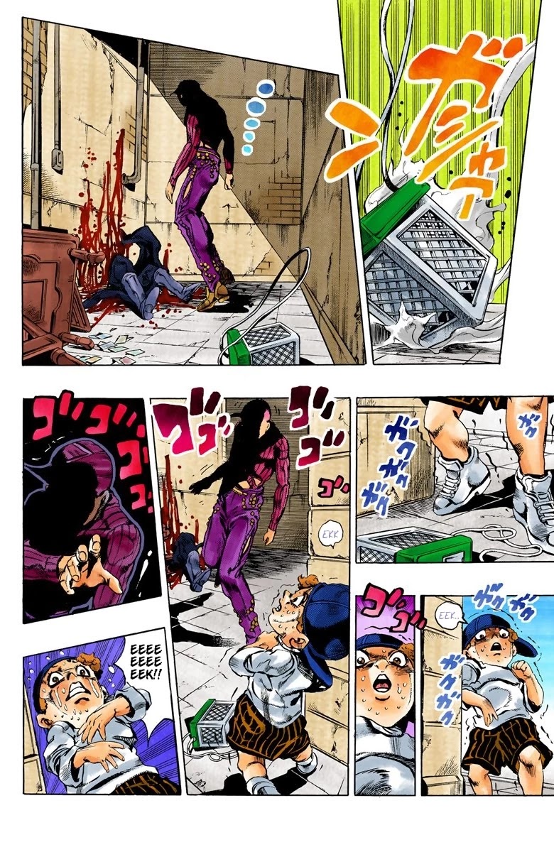 JoJo's Bizarre Adventure Part 5 - Vento Aureo (Official Colored) Chapter 102 page 19 - Chapter 102: The Island of Sardegna - Storm Warning!