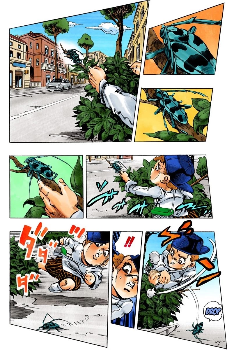 JoJo's Bizarre Adventure Part 5 - Vento Aureo (Official Colored) Chapter 102 page 3 - Chapter 102: The Island of Sardegna - Storm Warning!
