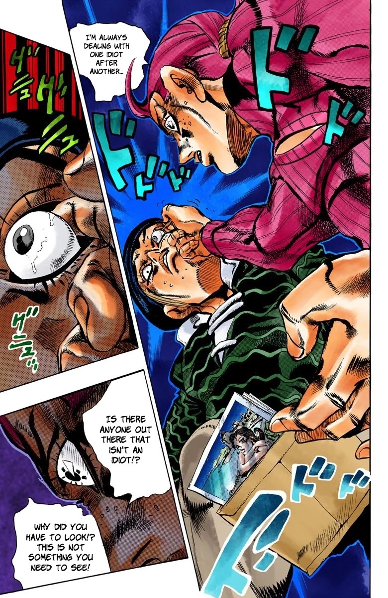 JoJo's Bizarre Adventure Part 5 - Vento Aureo (Official Colored) Chapter 103 page 11 - Chapter 103: My Name is Doppio Part 1