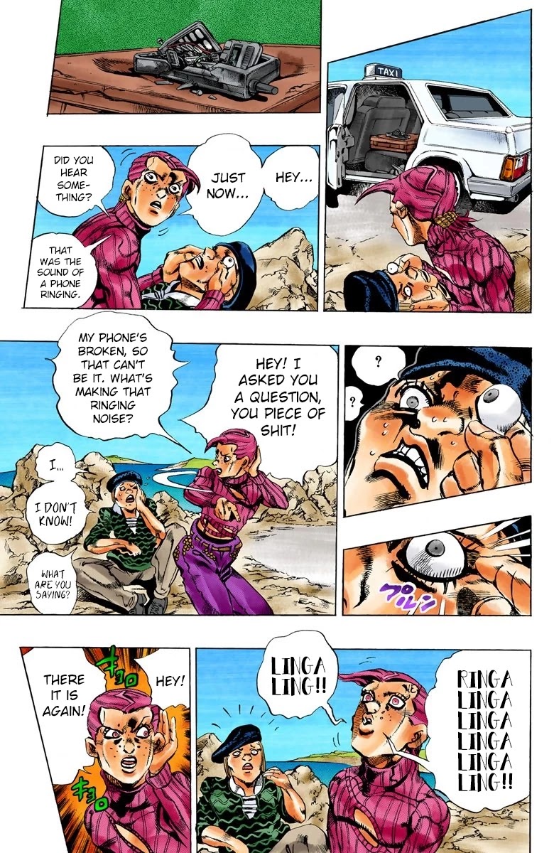 JoJo's Bizarre Adventure Part 5 - Vento Aureo (Official Colored) Chapter 103 page 13 - Chapter 103: My Name is Doppio Part 1