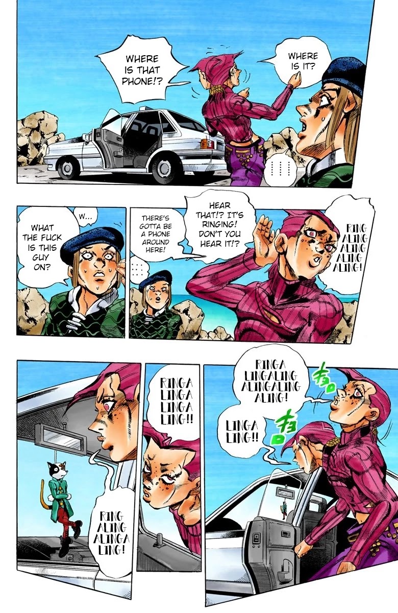 JoJo's Bizarre Adventure Part 5 - Vento Aureo (Official Colored) Chapter 103 page 14 - Chapter 103: My Name is Doppio Part 1