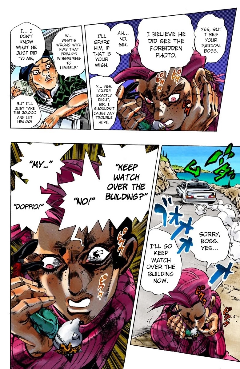 JoJo's Bizarre Adventure Part 5 - Vento Aureo (Official Colored) Chapter 103 page 16 - Chapter 103: My Name is Doppio Part 1